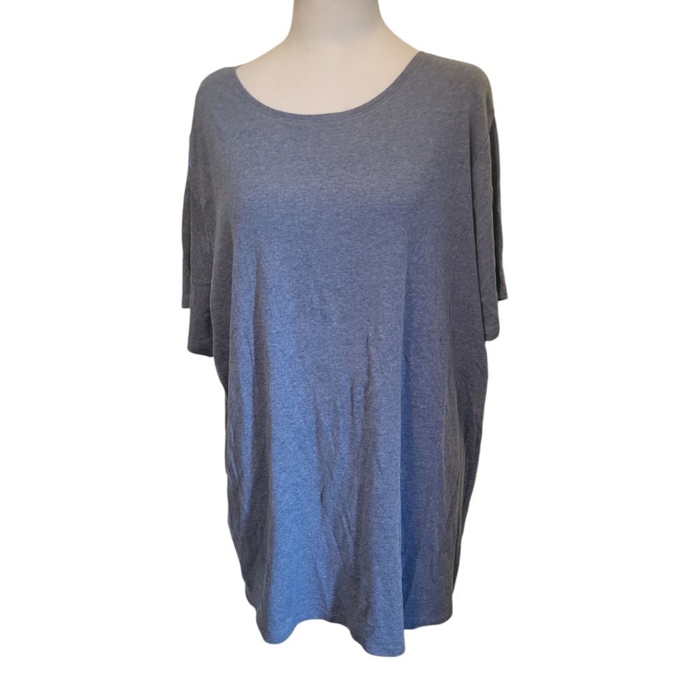 Croft and Barrow Plus The Classic Tee Blue Sz 2X